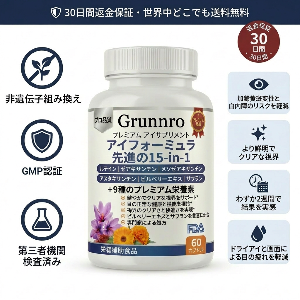 Canibiome™ 15-in-1 アイフォーミュラ - Formule - JP
