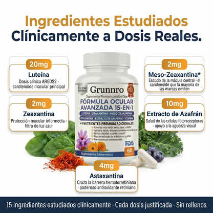 Fórmula Ocular 15 en 1 Canibiome™ - Formule - MX