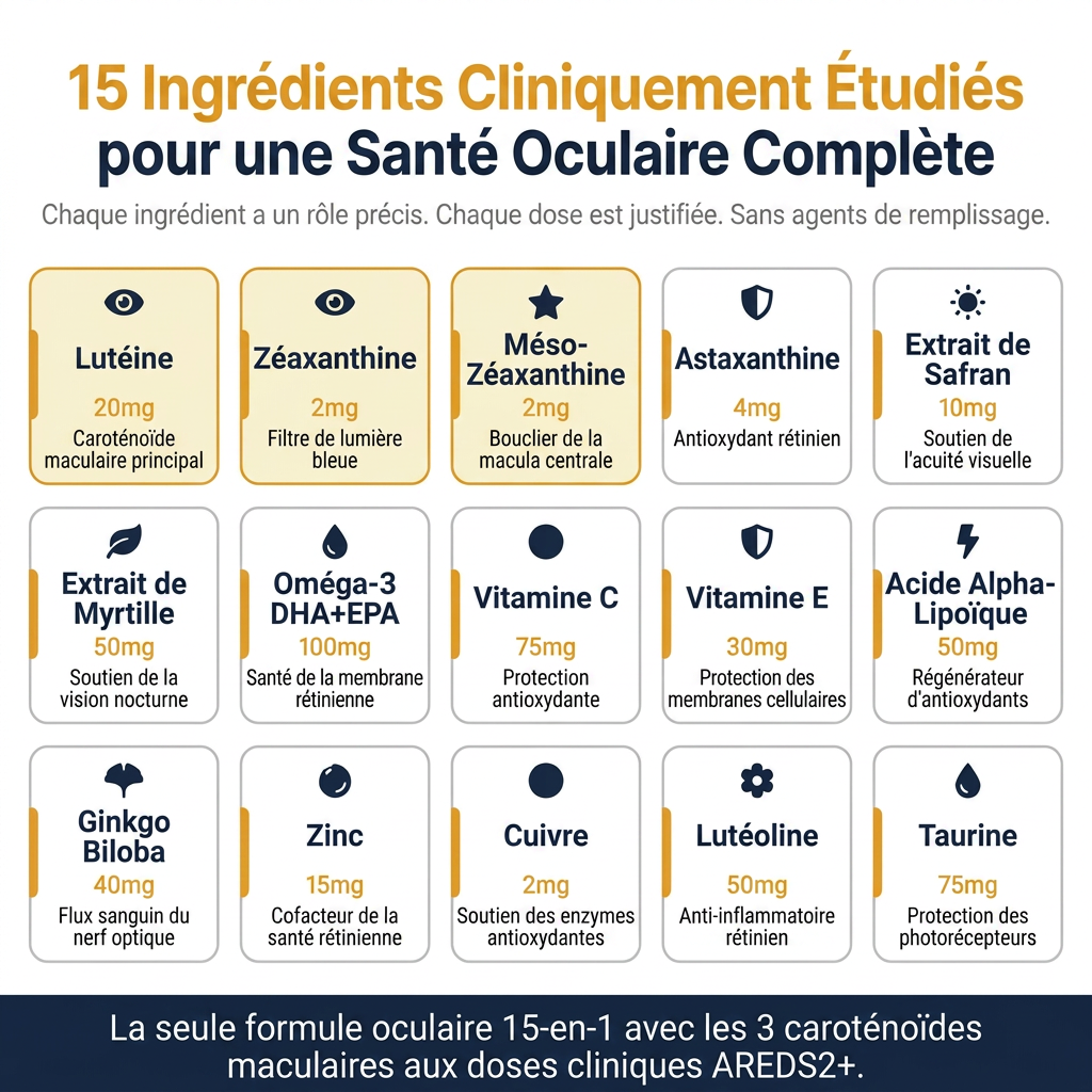 Formule Oculaire 15 en 1 Canibiome™