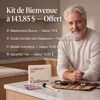Set de Diapasons Thérapeutiques Canibiome™