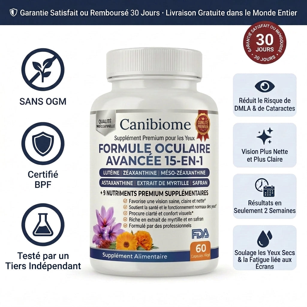 Formule Oculaire 15 en 1 Canibiome™
