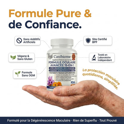 Formule Oculaire 15 en 1 Canibiome™