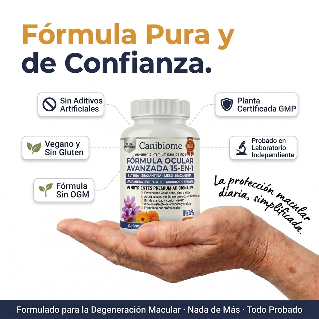 Fórmula Ocular 15 en 1 Canibiome™ - Formule - MX