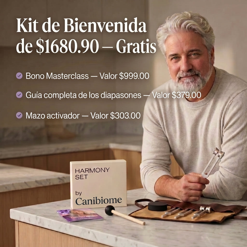 Kit de diapasones terapéuticos Canibiome™ - DP - MX