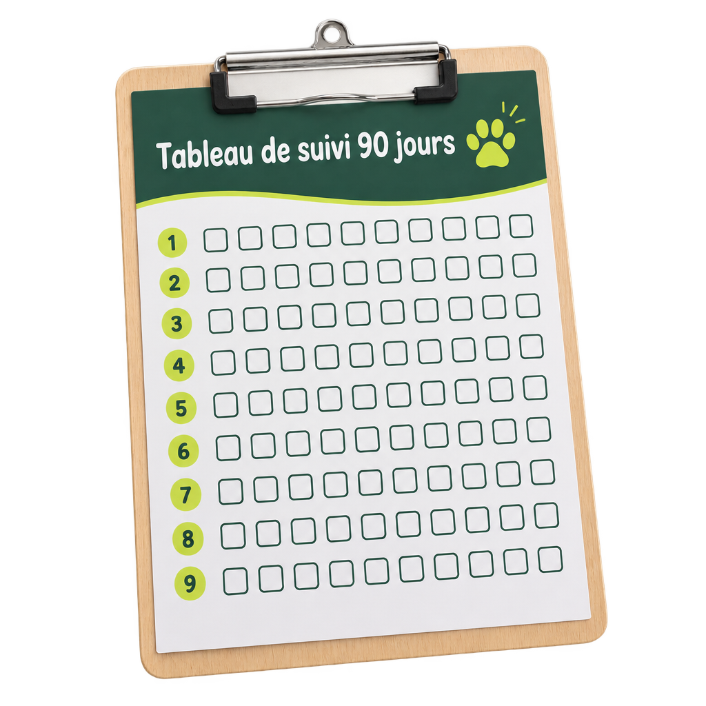 Tableau de suivi 90 jours