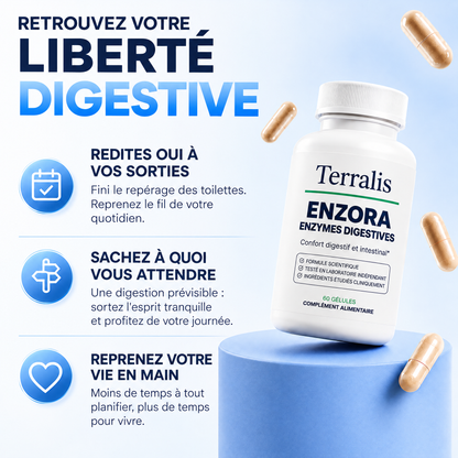 Gélules d'enzymes digestives Enzora - ENZ-CA