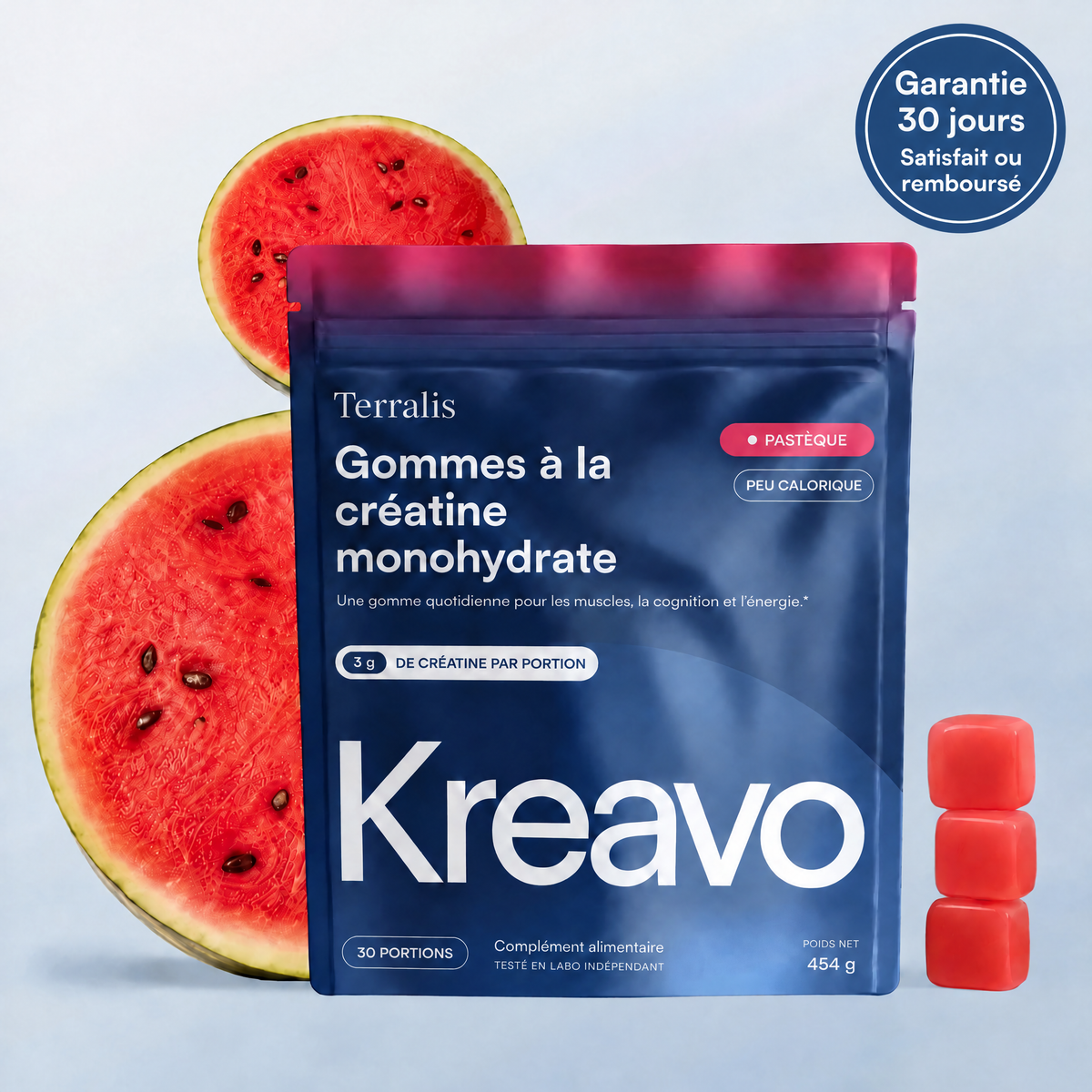 Gommes à la créatine Kreavo - KRV-CA