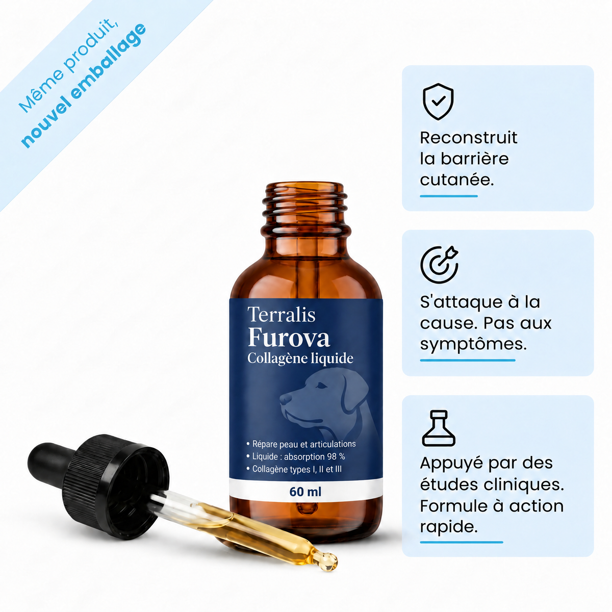 Collagène liquide pour chien Furova - FRV-CA