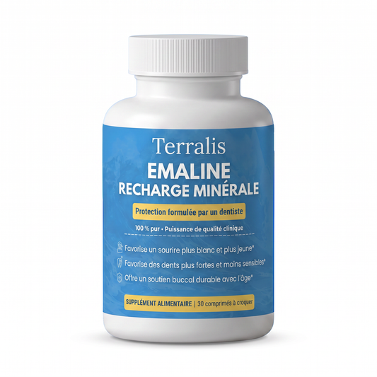 Flacon Emaline, recharge minérale, 30 comprimés à croquer