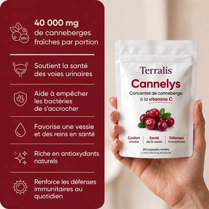 Capsules de canneberge concentrée Cannelys - CNL-CA