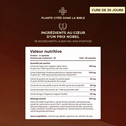 Capsules antiparasitaires Vermora - VRM-CA