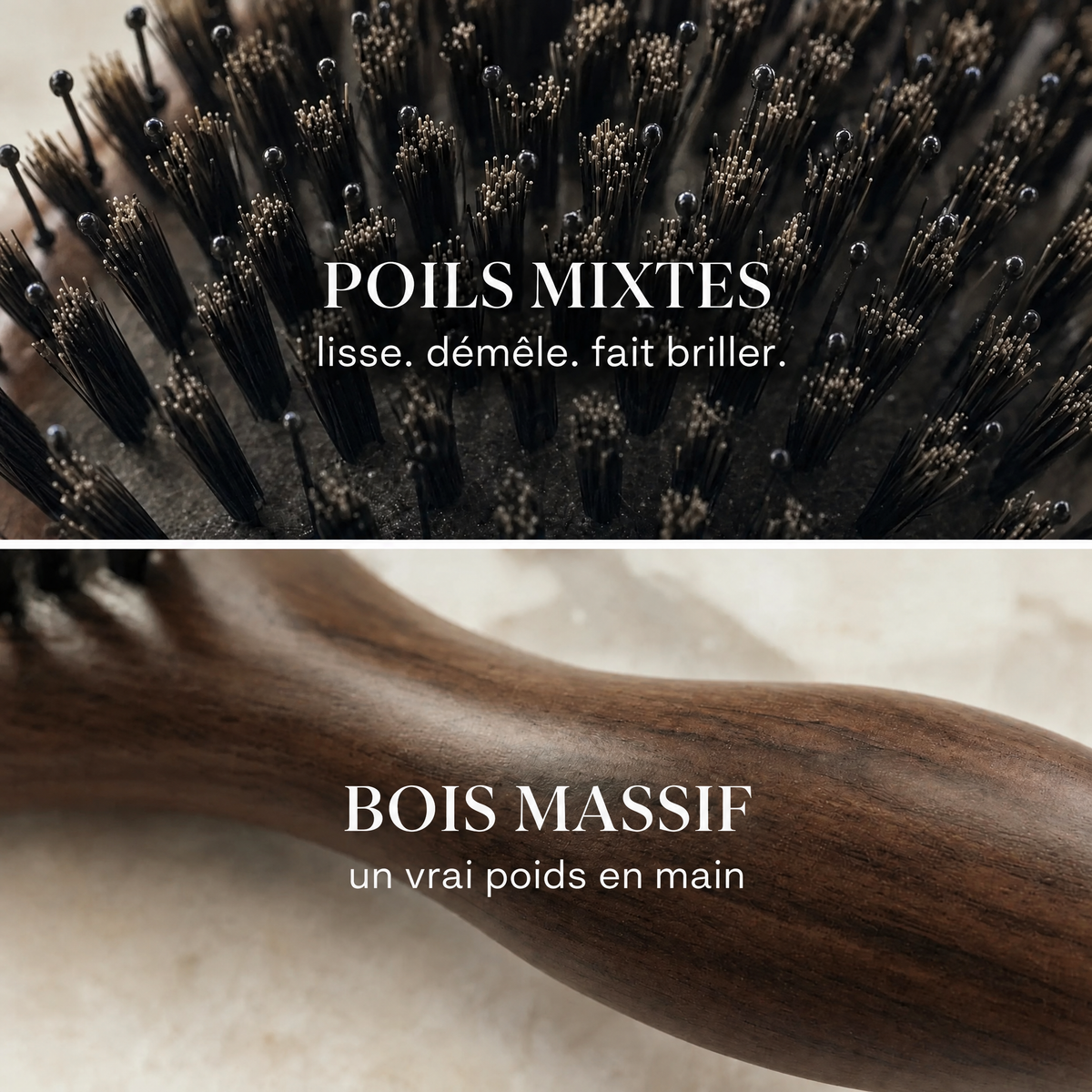 Brosse en poils de sanglier Glossly - GLS-CA