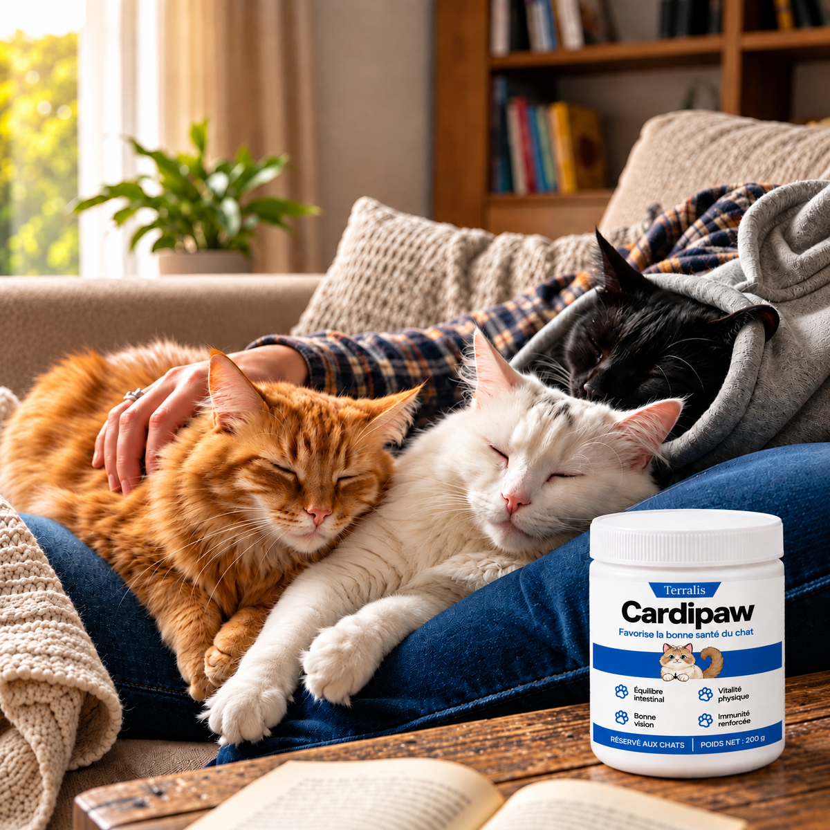 Taurine en poudre pour chat Cardipaw - CDP-CA