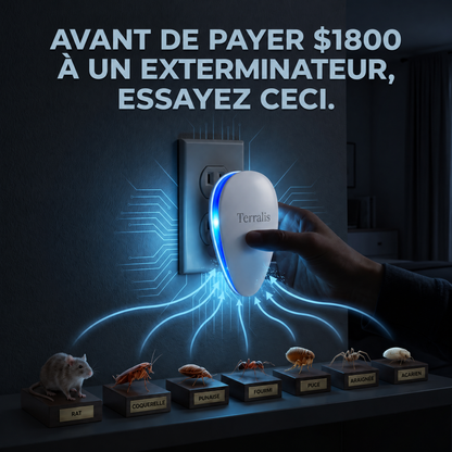 Répulsif à ultrasons anti-nuisibles Sonivex - SNV-CA