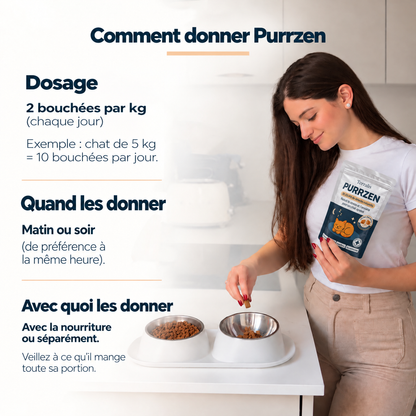 Bouchées apaisantes pour chat Purrzen - PRZ-CA