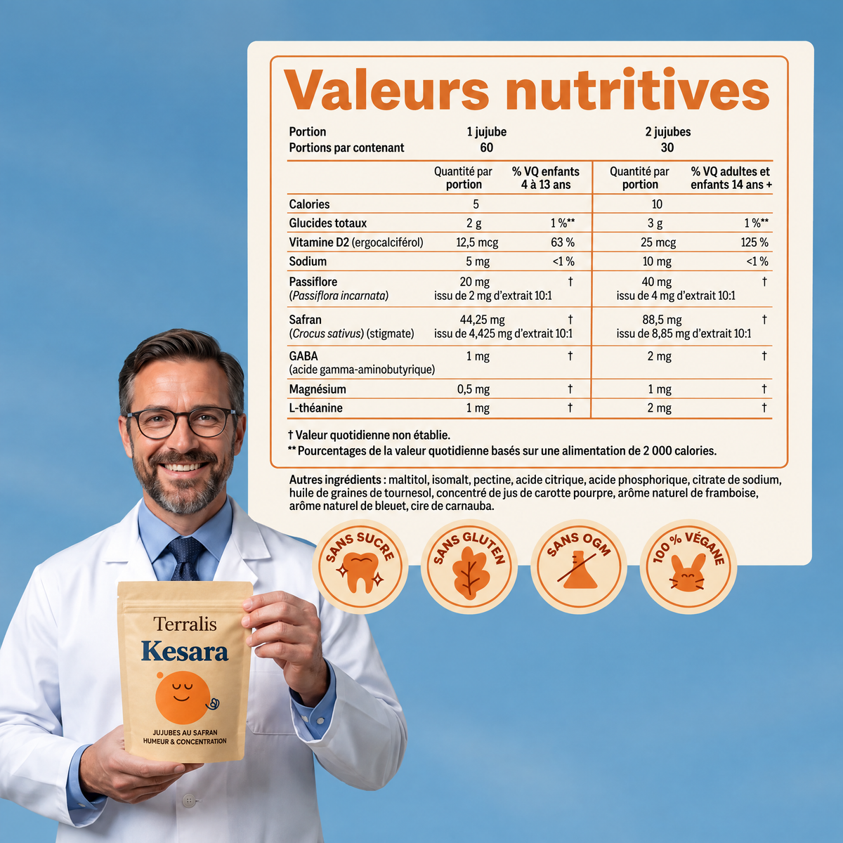 Jujubes au safran pour enfants Kesara - 8478KSR-CA