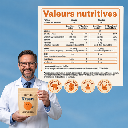 Jujubes au safran pour enfants Kesara - 8478KSR-CA