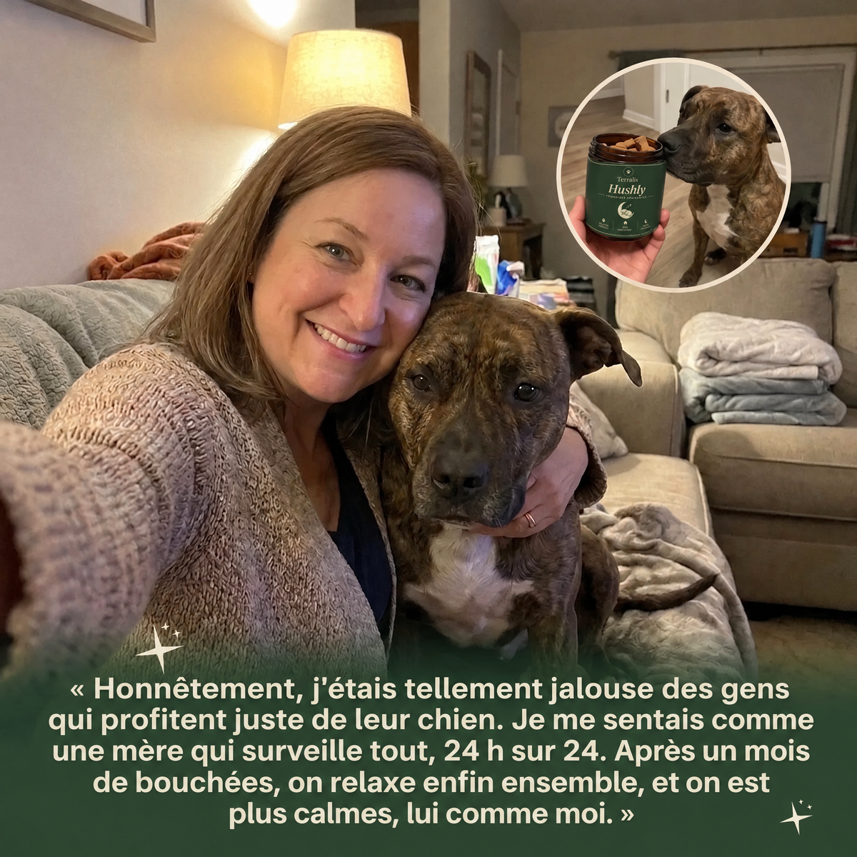 Friandises apaisantes pour chien Hushly - HSH-CA
