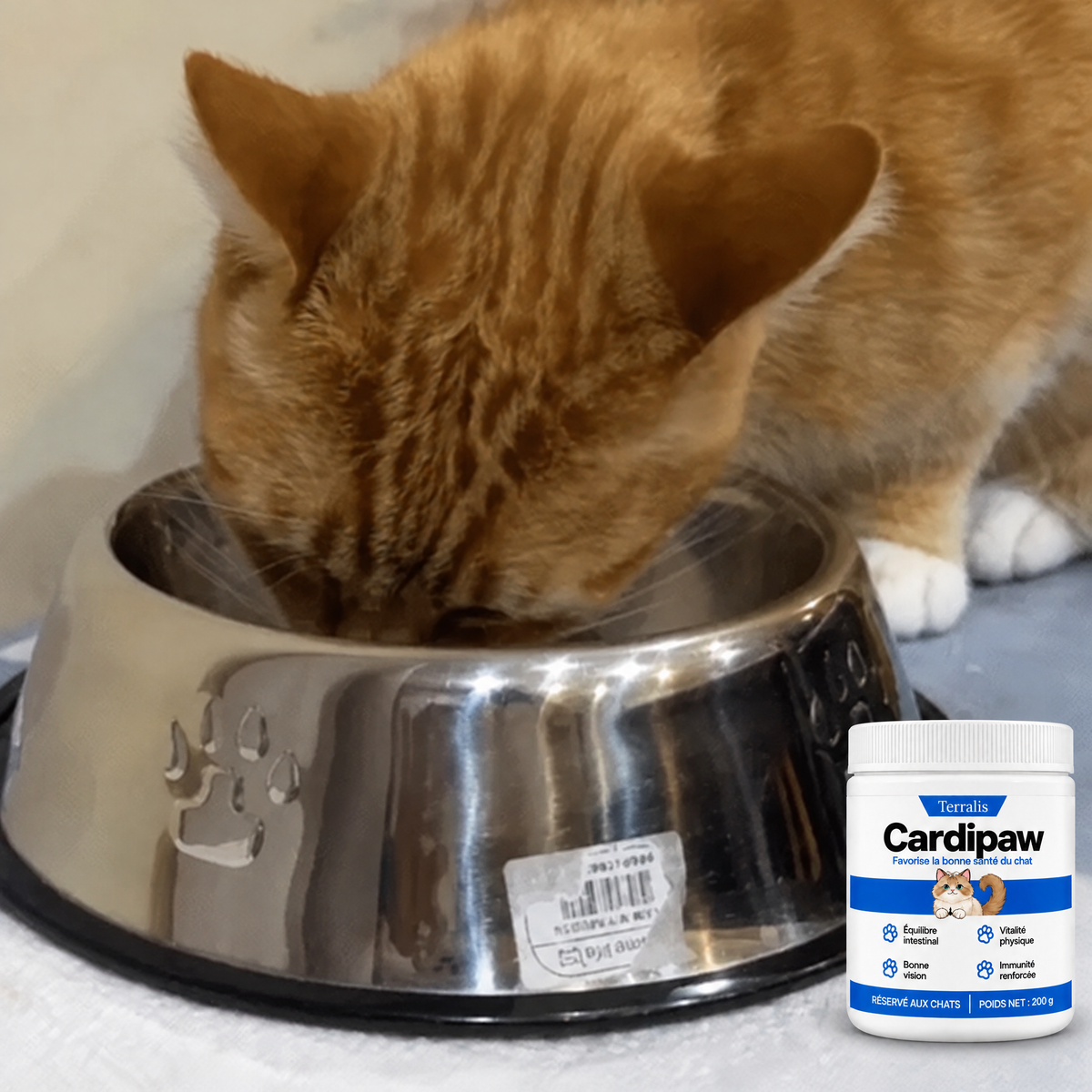 Taurine en poudre pour chat Cardipaw - CDP-CA