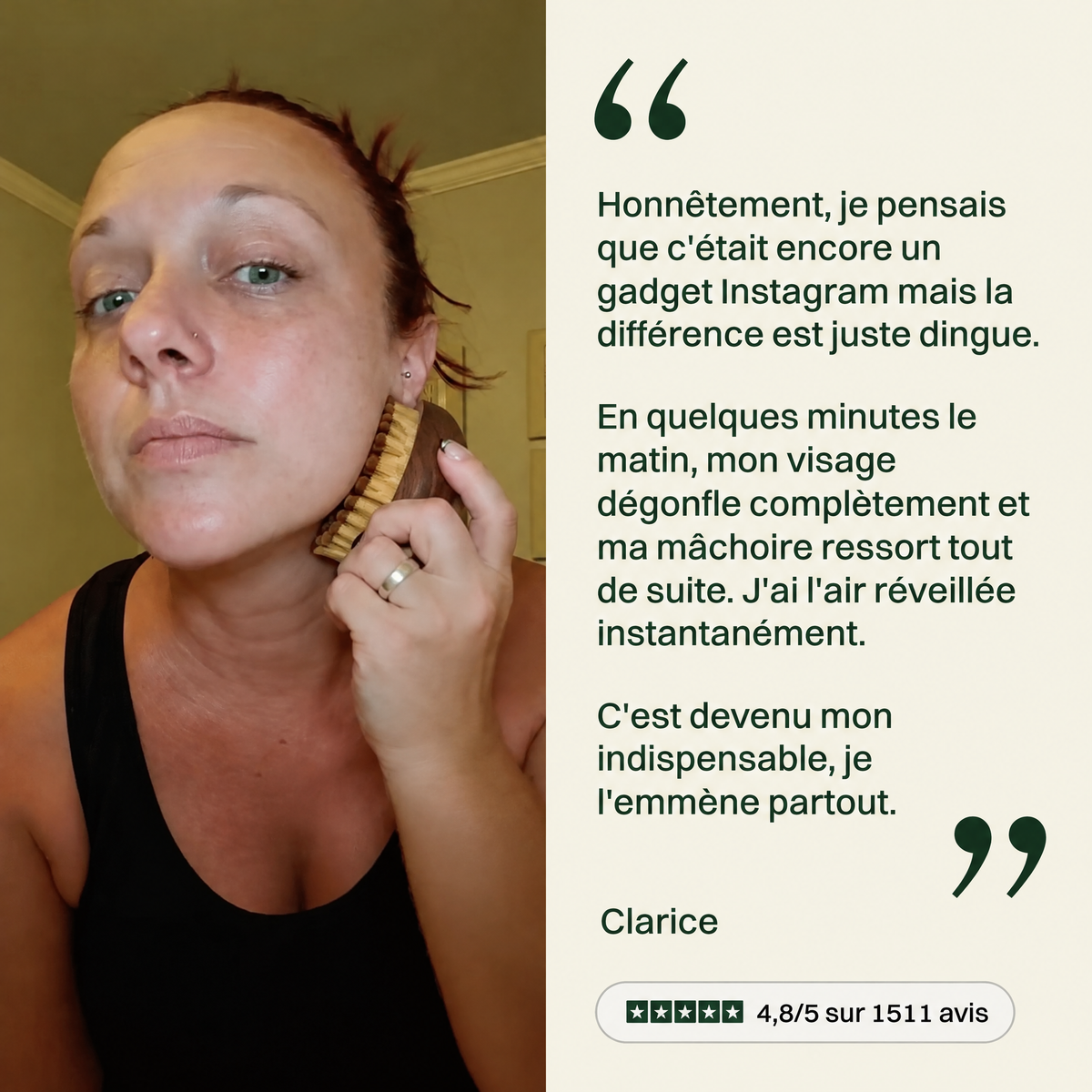 Brosse lymphatique visage Ovalia - OVL-CA
