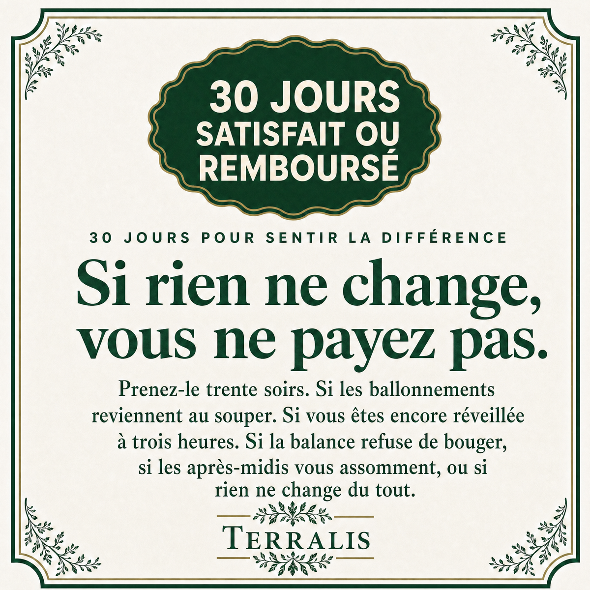 Gouttes à base d'absinthe sauvage Terralis ABS-CA