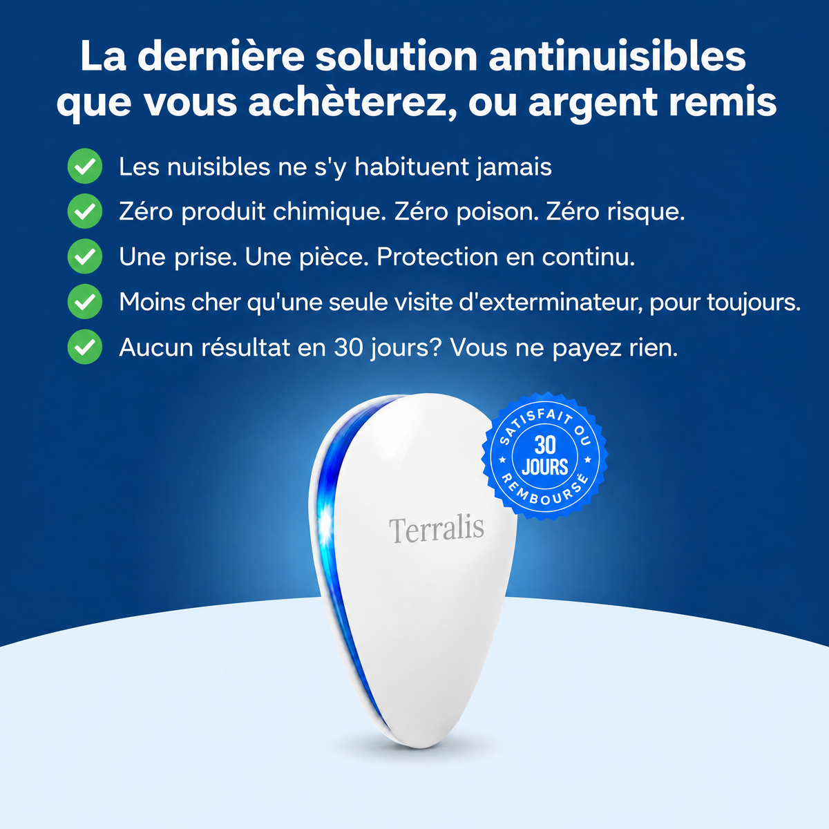 Répulsif à ultrasons anti-nuisibles Sonivex - SNV-CA