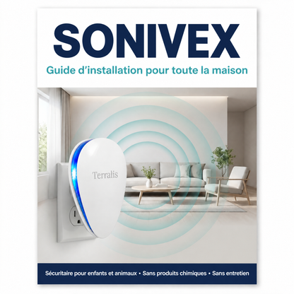 Répulsif à ultrasons anti-nuisibles Sonivex - SNV-CA