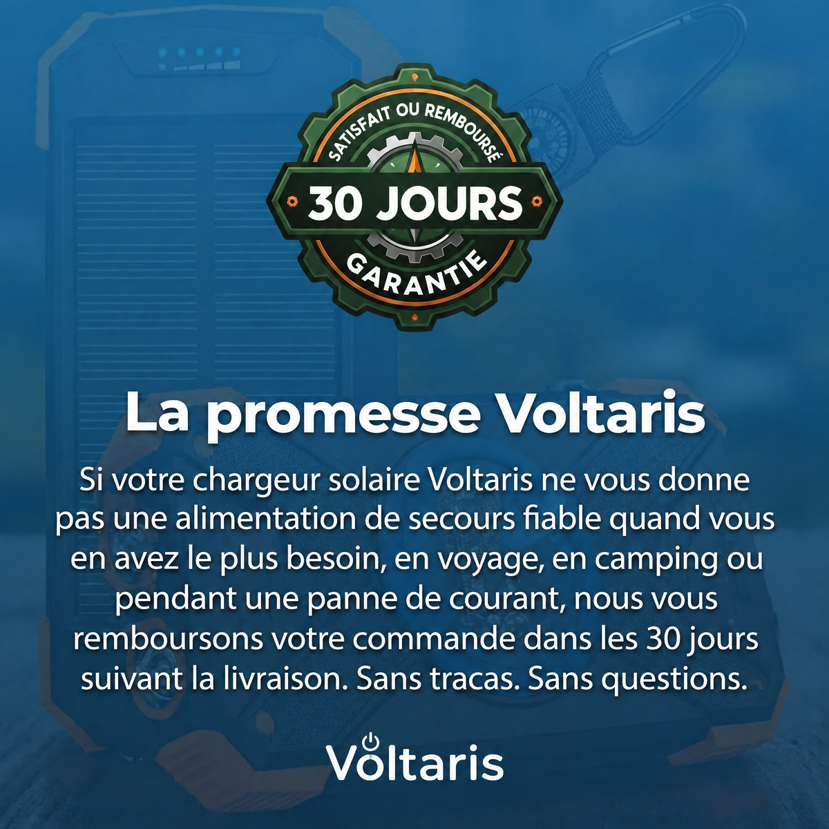 Batterie de secours solaire Voltaris - VLT-CA