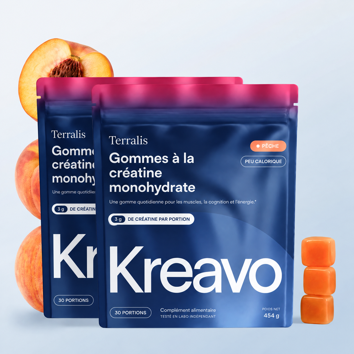 Gommes à la créatine Kreavo - KRV-CA