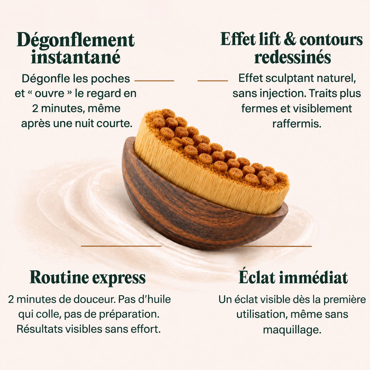 Brosse lymphatique visage Ovalia - OVL-CA