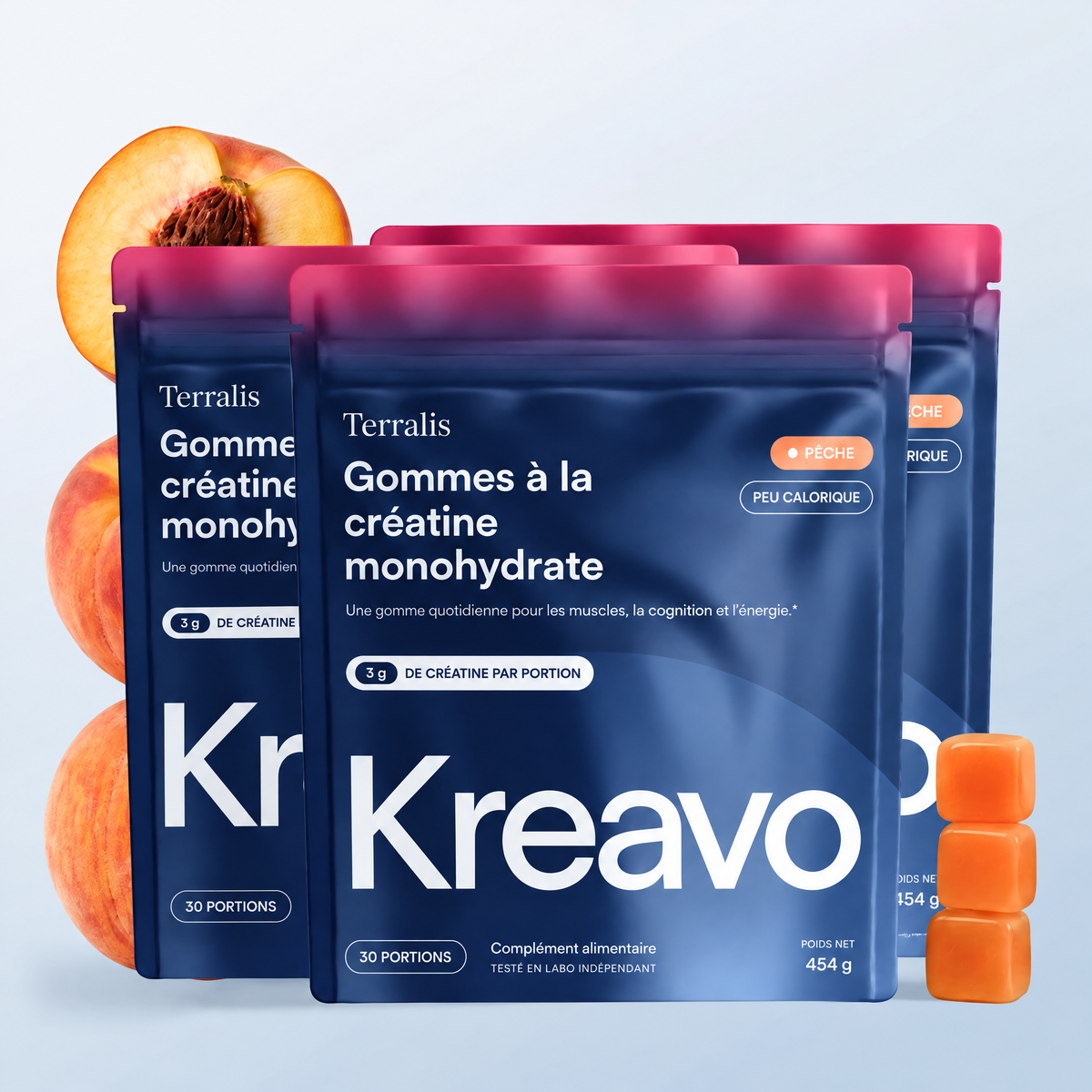 Gommes à la créatine Kreavo - KRV-CA