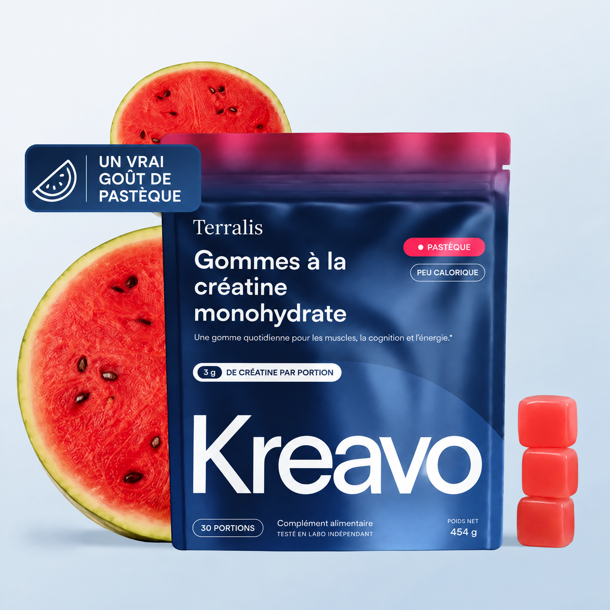 Gommes à la créatine Kreavo - KRV-CA