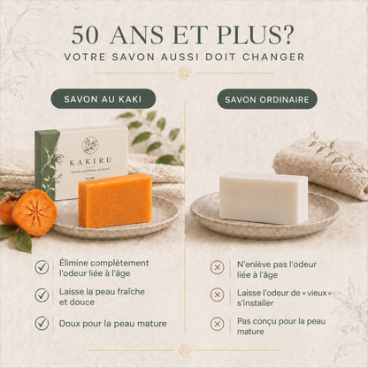 Savon déodorant au kaki Kakiru - KKR-CA
