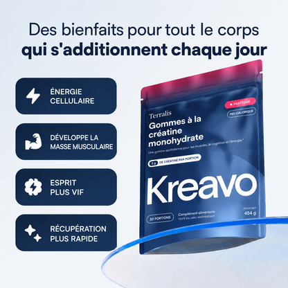 Gommes à la créatine Kreavo - KRV-CA