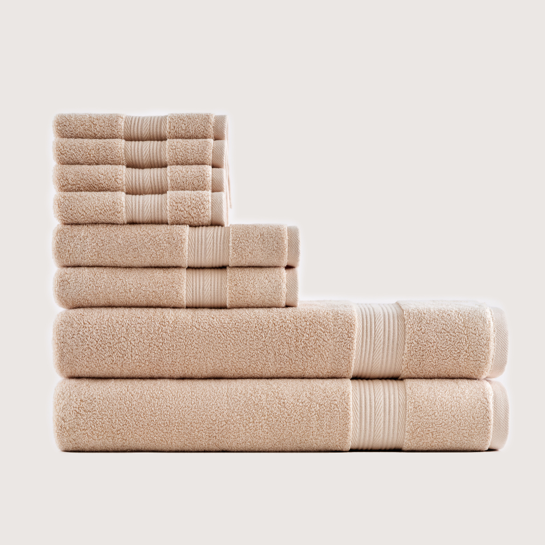 Softloom Sable, ensemble avec serviettes de bain