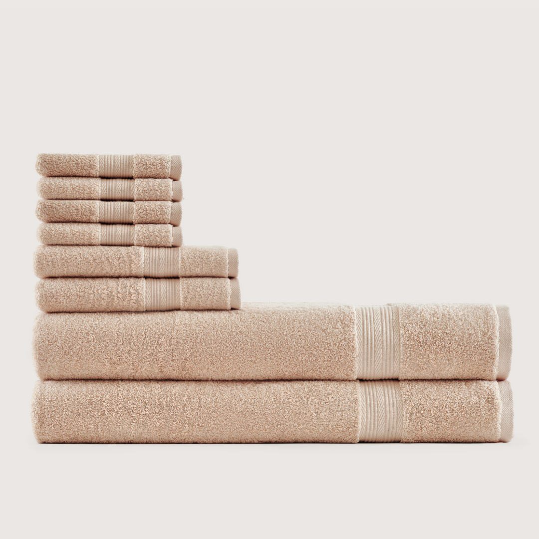 Softloom Sable, ensemble avec draps de bain