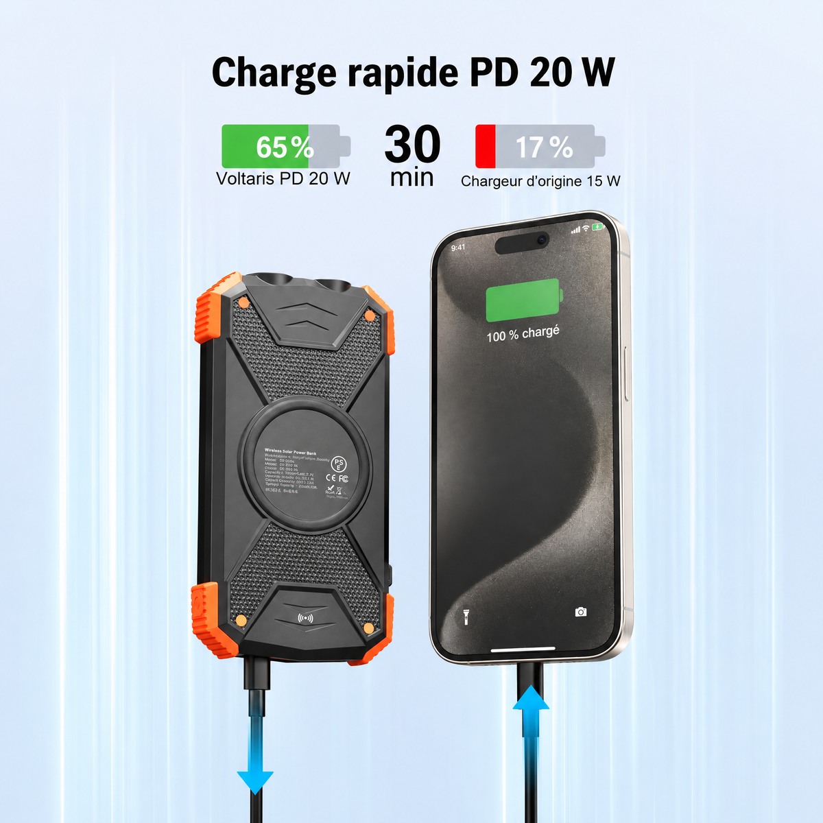 Batterie de secours solaire Voltaris - VLT-CA